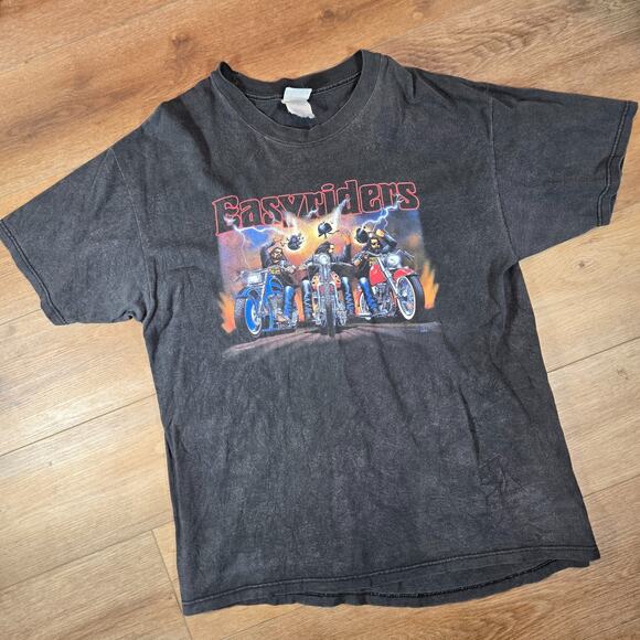 Vintage 90s Easyriders Motorcycle T-Shirt Men’s XL 1998 Atlanta GA Biker Show - Picture 1 of 9